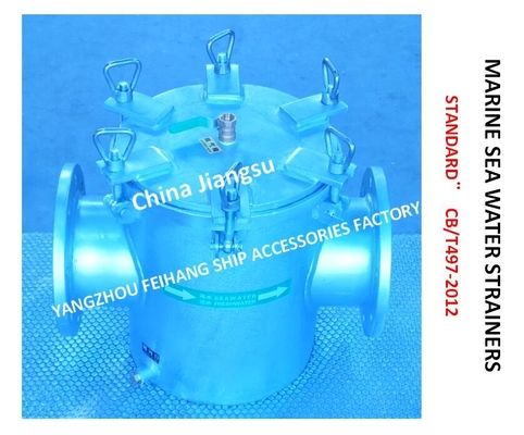 Marine Sea Water Filter, Marine Single Sea Water Filter AS150 CB/T497-2012, Easy Maintenance, High Safety