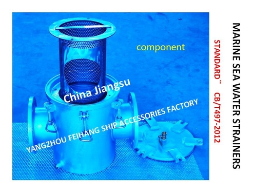 Carbon steel hot dip galvanized  SEA WATER STRAINERS MODEL:AS150 CB/T497-2012