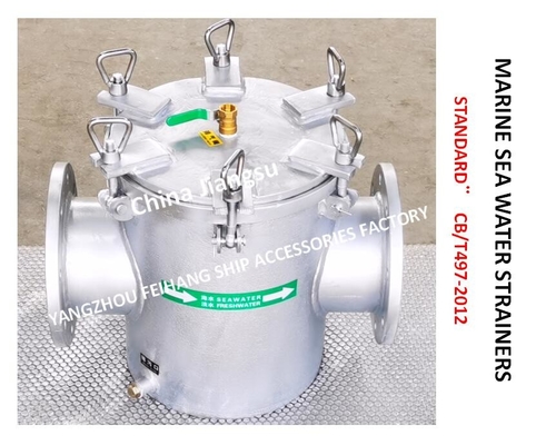 Carbon steel hot dip galvanized  SEA WATER STRAINERS MODEL:AS150 CB/T497-2012