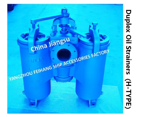 D.O. DELIVERY PUMP SUCTION DOUBLE OIL FILTER MODEL:5K-125A H-TYPE JIS F7208