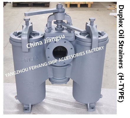 LUBRICATING OIL PRESS-IN PUMP DOUBLE BARREL OIL FILTER, DUPLEX DUPLEX OIL FILTER 5K-125A H-TYPE JIS F7208