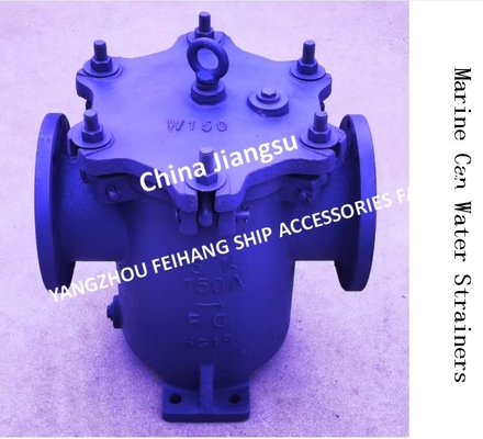 CYLINDRICAL WATER FILTER-MARINE CYLINDRICAL WATER FILTER BUCKET CYLINDRICAL SEAWATER FILTER-FLANGE CAST IRON CYLINDRICAL