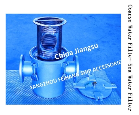 AS100 Carbon Steel Galvanized Sea Water Filter, Carbon Steel Galvanized Suction Coarse Water Filter CB/T497-1994