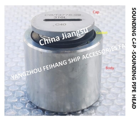 Stainless Steel 316L Sounding Injection Head For Marine Fresh Water Tank Model C40 CB/T3778-99