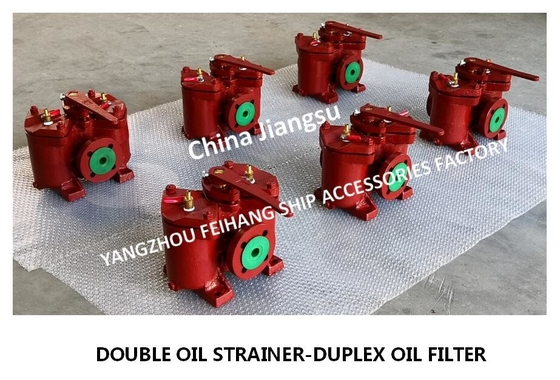 AS32 Straight-Through Fuel Line, Double Low Pressure Crude Oil Filter CB/T425-1994 For Special Lubrication Lines