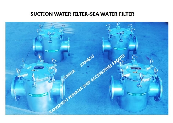 Marine Can Water Filters - Straight-Through Suction Sea Water Filter AS400 CB/T497-2012 Durable and easy to operate