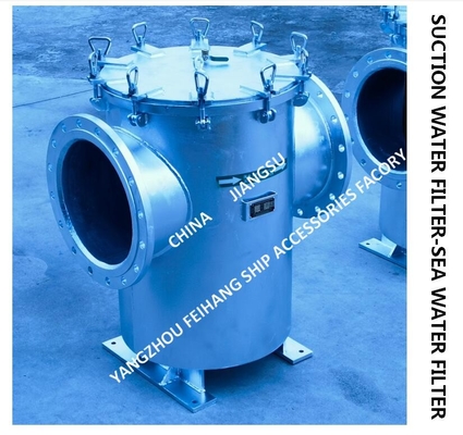 SUCTION COARSE WATER FILTER, THROUGH TYPE COARSE WATER FILTER FOR BILGE FIRE PUMP INLET  ZMS-A400 CB/T497-2012