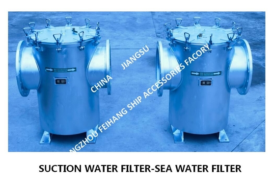 Coarse Water Filter, Straight-Through Sea water Filter For Main Seawater Pump Imported  ZMS-A400 CB/T497-2012