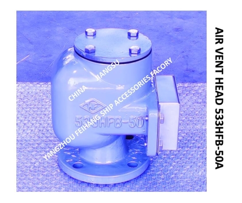 PONTOON TYPE OIL AND WATER TANK AIR PIPE HEAD MODEL：533HFB-50A  THE ACTUAL PICTURE IS AS FOLLOWS