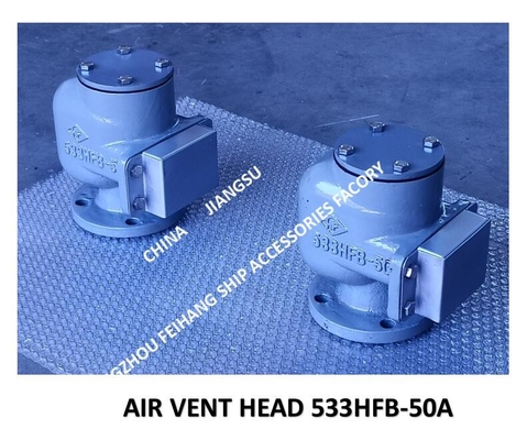 The Composition Of The Pontoon Type Oil And Water Tank Air Pipe Head And The Oil Tank Breathable Cap Model-533HFB-50A