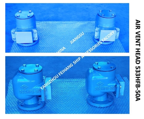 Air Pipe Head FOR FPT Cabin Pontoon Type Oil Tank Model： 533HFO-50A, Water Tank Air Permeable Pipe Head 533HFB-50A