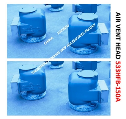 Air Pipe Head (With Insect Net) For Pontoon Type Tail Tip Cabin  MODEL：533HFB-150ATail Tip Pontoon Type Breathable Cap,