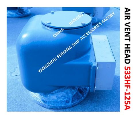 AIR PIPE HEAD FOR FRESHWATER TANK MODEL:533HFB-150A  MATERIAL:BODY DUCTILE IRON, INTERIOR PARTS STAINLESS