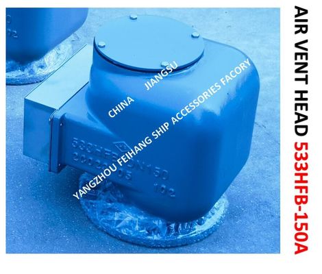 AIR PIPE HEAD FOR FRESHWATER TANK MODEL:533HFB-150A  MATERIAL:BODY DUCTILE IRON, INTERIOR PARTS STAINLESS
