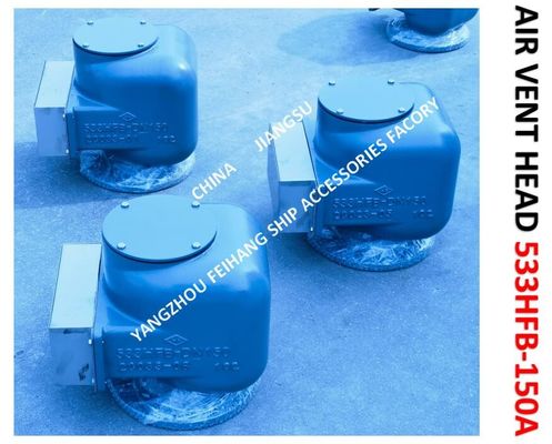AIR PIPE HEAD FOR FRESHWATER TANK MODEL:533HFB-150A  MATERIAL:BODY DUCTILE IRON, INTERIOR PARTS STAINLESS