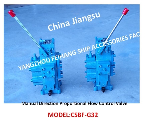 MARINE MANUAL PROPORTIONAL FLOW DIRECTIONAL VALVE MODEL-CSBF-G32 MATERIAL - CAST IRON