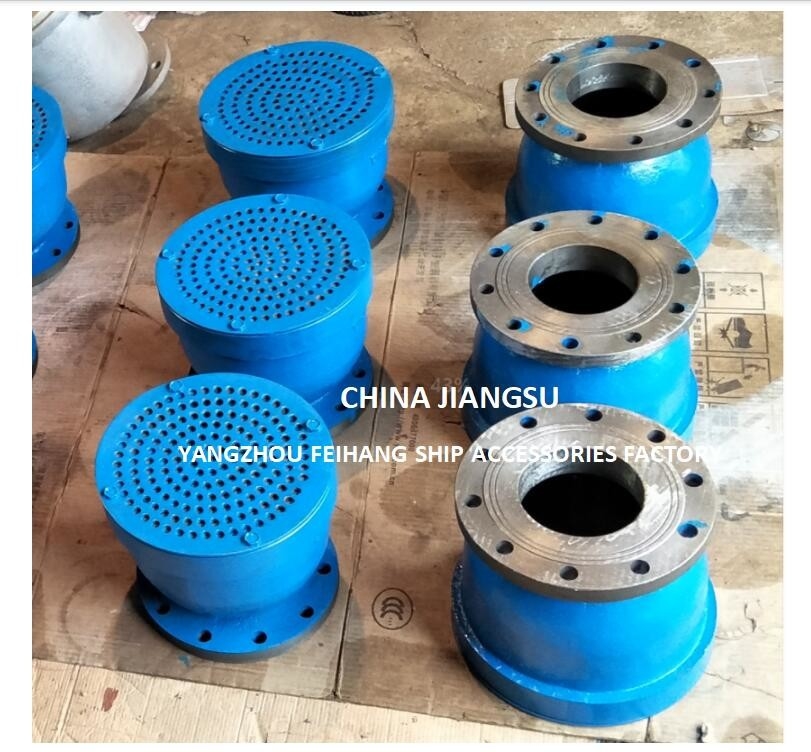 Gooseneck Type Air Pipe Head Model Bs125a Cb/T3594 For F.O. Settling  Tank Gooseneck Breathable Cap For F.O. Spill Tank