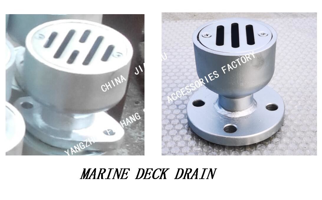 Q235-A Carbon Steel Galvanized Marine Floor Drain-Marine Round Water Leak-Marine Round Water Leak with Flange YBS32 CB/T